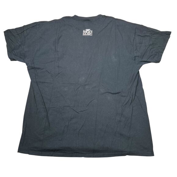 Vintage 90s Whats Next Miller MGD Music Production Promo Tee T-Shirt Black XL - Picture 2 of 6